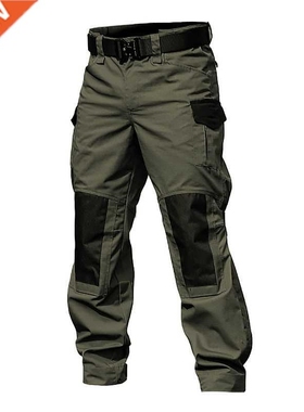 Men Military Tactical Cargo Pants Army Green Combat Trousers