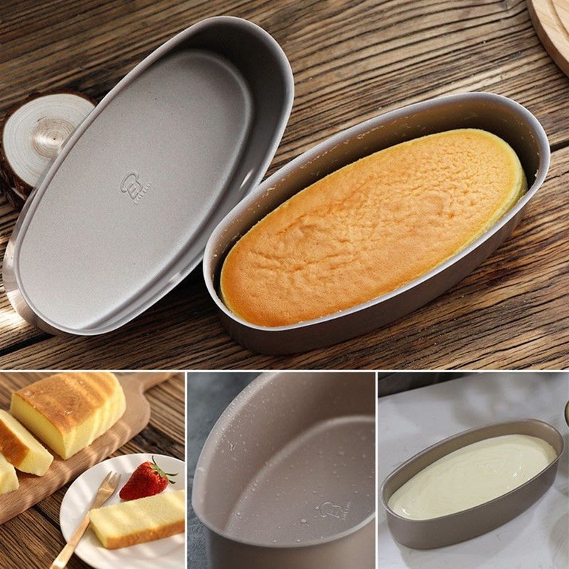 8inch Carbon Steel Oval Shaped Bread Baking Dishes Non-stick