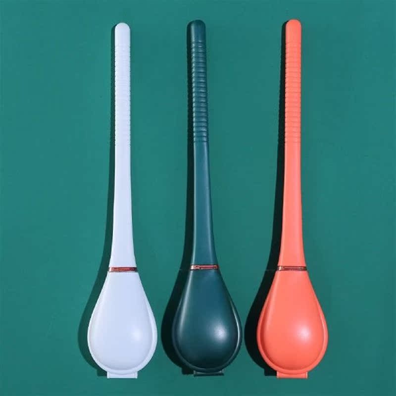 New Silicone Toilet Brush Automatic Cleaning Tools Wc Gap