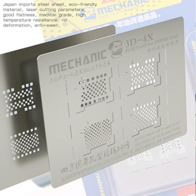 MECHANIC 3D Groove Reballing Stencil 3D 4X Hard Disk NAND P