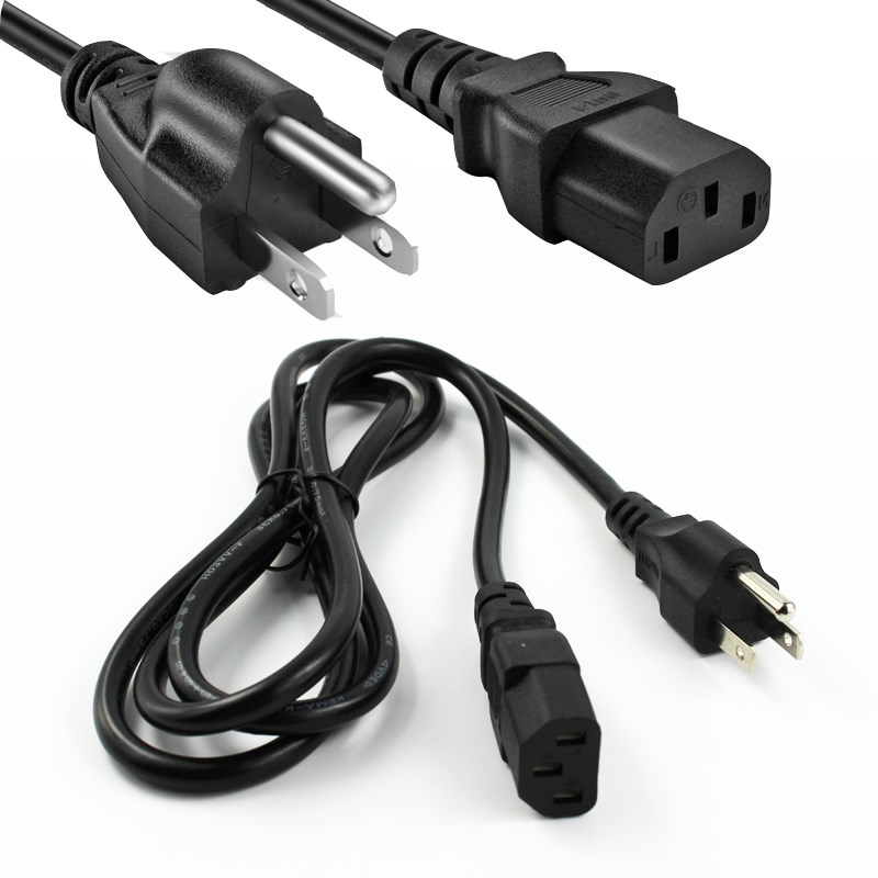 USA Plug Power Cable Cord US 3Pin Male Plug to IEC 320 C13 S