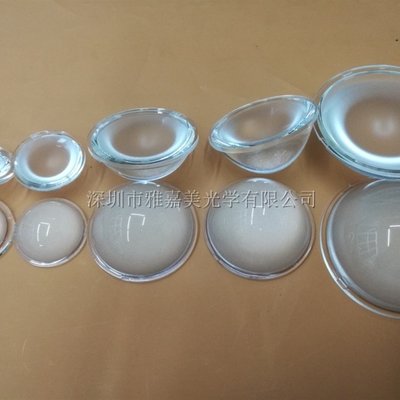 PMMA Meniscus lens Diameter 30mm 45mm 60mm Frosted concave