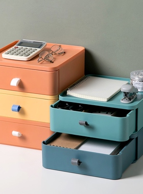 Packet desktop drawer, cosmetics shelf desk, box-packed dorm