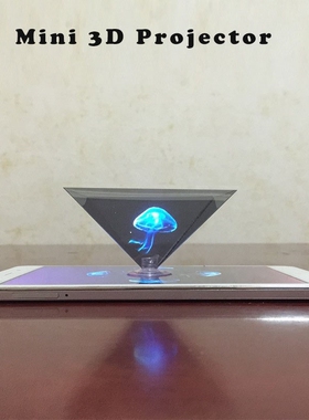 Hologram 3D projection Display Projector Pyramid screen Vide
