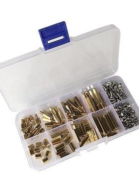 200 Pcs Hex Nut Spacing Screw Brass Threaded Pillar Motherbo