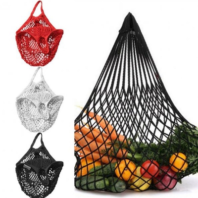 1PC Reusable String Shopping Grocery Bag Shopper Tote Mesh N