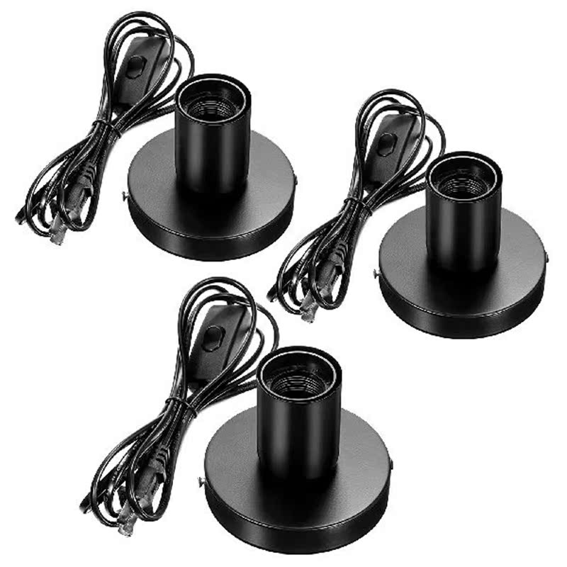 3pcs With Plug On Off Switch Home Socket Replacement Part