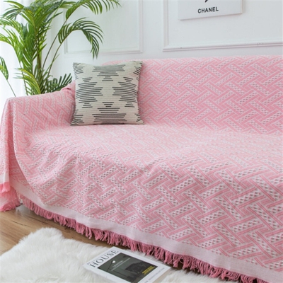 Boho Nodic Tapestry Bedspread Blanket for Bed Plaid on the