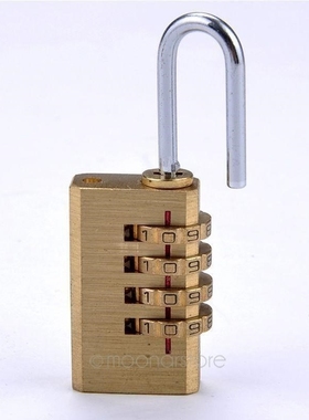 4 Digit Metal Combination Lock Password Plus Padlock Protabl