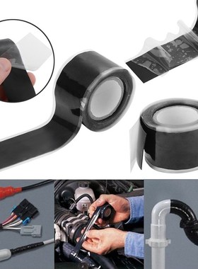 Self-Fusing-Wire Rubber Black Silicone Waterproof 1pcs Bondi