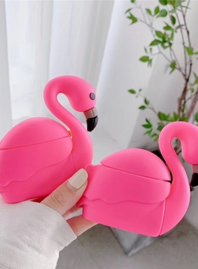 3D INS cute cartoon sexy flamingo Bluetooth headset soft ca