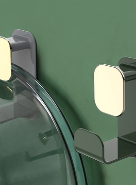 In the home bathroom, we'll have a stick-up toilet shelf, fr