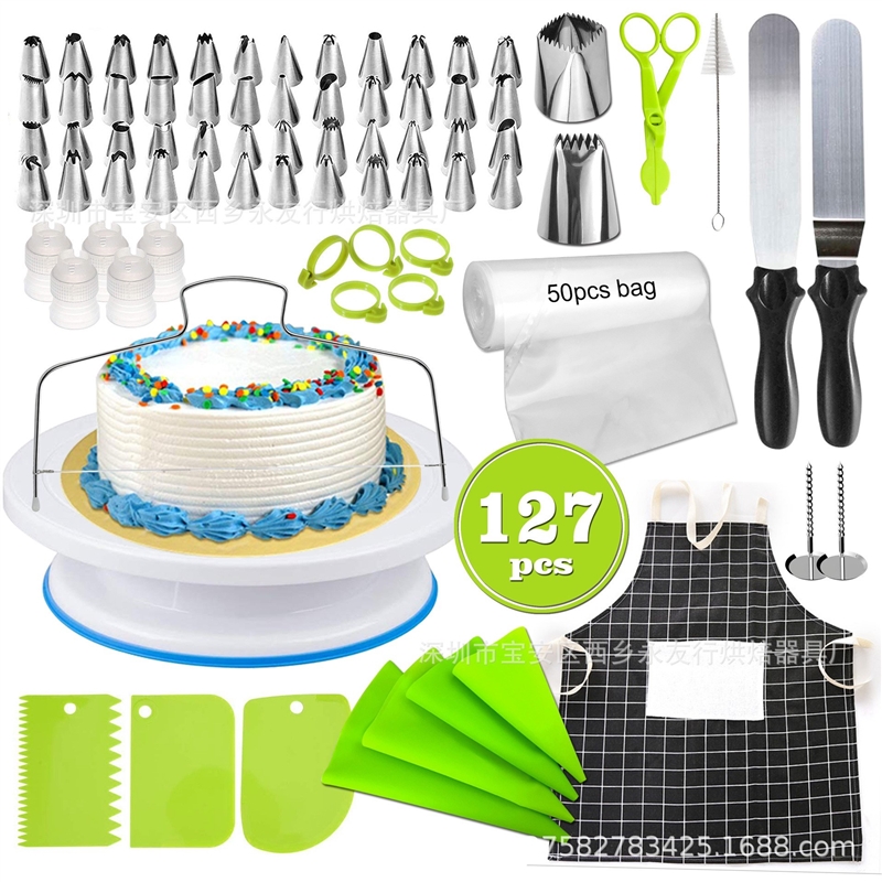 127pcs Cake Decorating Supplies Kit baking tool set