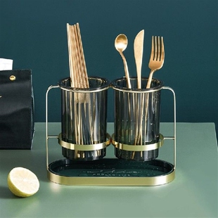 Countertop Kitchen Utensil Organizer Flatware Caddy Drying