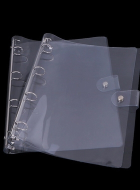 Transparent Color Plastic Clip File Folder A4 Notebook Loos