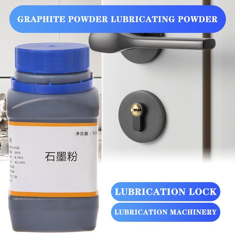 1 Bottle 500g Black Graphite Fine Powder Lubricant 适用于 Lo