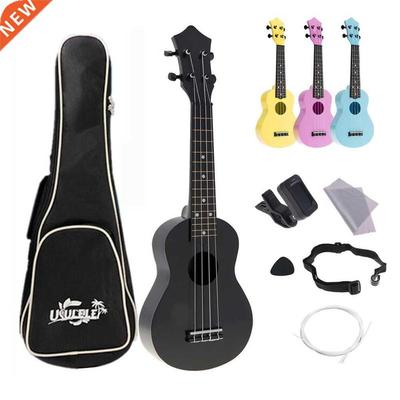 4 Strings 21 Inch Soprano Ukulele Full Kits Acoustic Colorfu