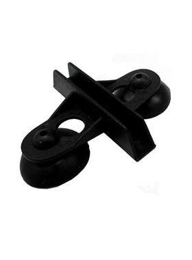 4pcs Aquarium Isolation Clamp Black Partition Glass Separati