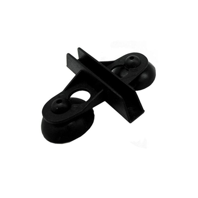 4pcs Aquarium Isolation Clamp Black Partition Glass Separati