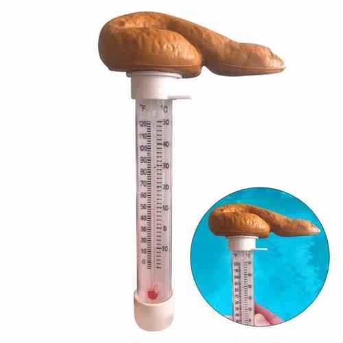 Thermometer Swimming Pools Thermometer Floating Poop Prank