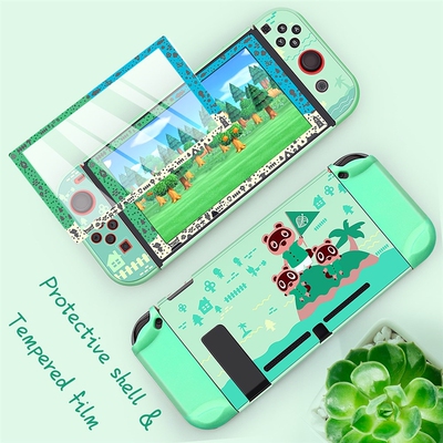 Green Animalcrossing Shell Case For Nintendo Switch Console