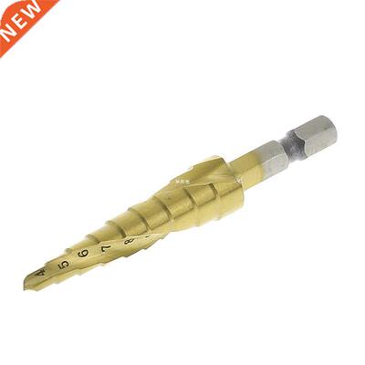 HSS Spiral Grooved Step Cone Drill Bit 1/4