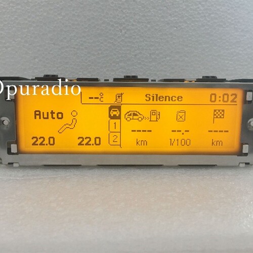 12 Pin car Yellow screen support USB and Bluetooth Dual zon