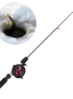Ice Winter Fishing Rod With Reel Outdoor Sport Pole Pen Shap
