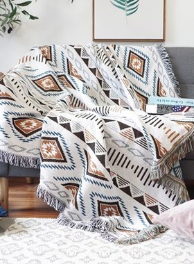 Geometric Blanket Aztec Sofa Cover Stylish Nordic Bedspreads
