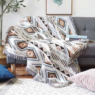 Geometric Blanket Aztec Sofa Cover Stylish Nordic Bedspreads