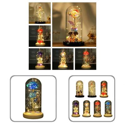 Fadeless  Lovely Transparent Cover Rose In Glass Dome