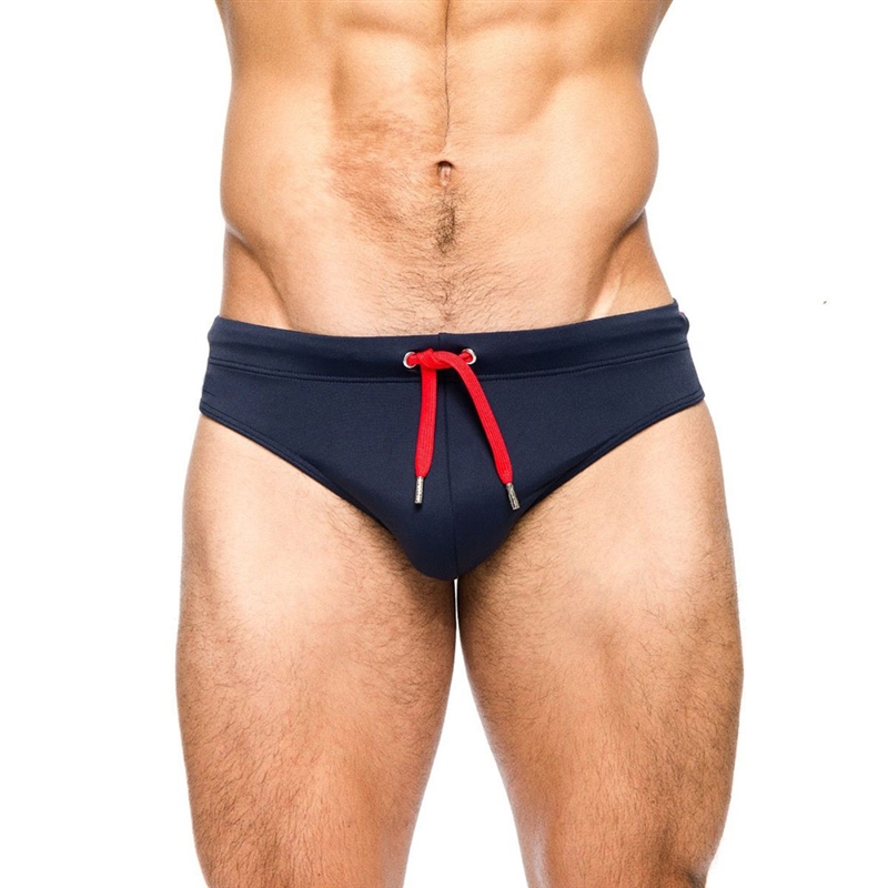sexy mans Brand swimming push-up pad swim trunks  low w