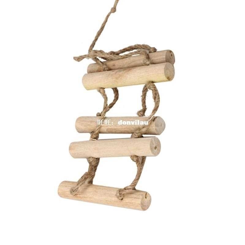 Small Parrot Rat Toy Bridge Ladder Hamster Bird Cage Ac