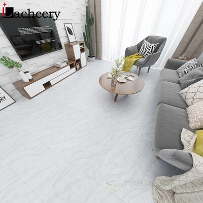 Bathroom Waterproof Marble Floor Tiles Sticker Living Room