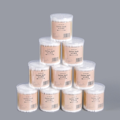 Home carotid cotton with a one-time double-drawn-eared cotto