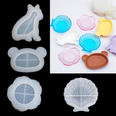 Handmade Cute Dish Resin Mold Jewelry Making Tools Bulldog