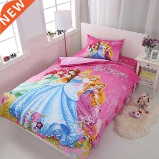 Rapunzel Cinderella Princess Kids Girls Bedding Set Duvet ve