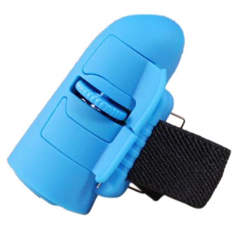 USB 3D optical finger mouse PC 1200DPI blue