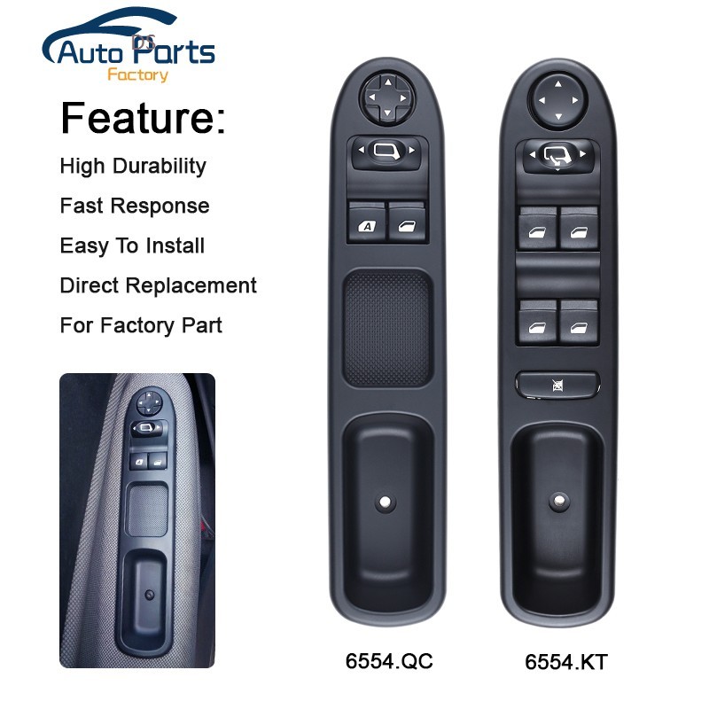 Window Control Switch 6554.KT  Peugeot 307 307CC 307SW/6554.