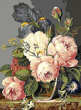 DIY Unframed Digital Oil Painting By Numbers Handwork Gift