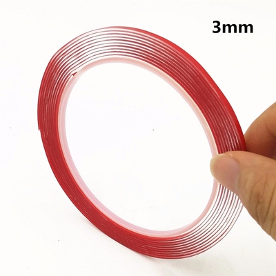 Double-sided Length 3m *3mm Transparent Acrylic Foam Adhesiv