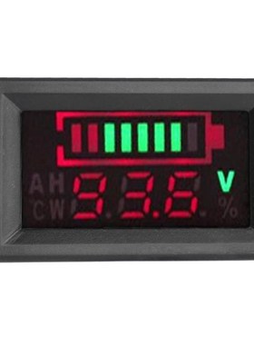 Panel Voltmeter 0.56in DC 7V-80V Red LED 3 Digits Display Pa
