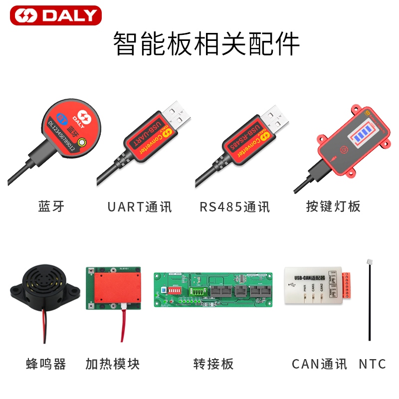 UART/RS485/CAN telecommunications data line for lithium smar