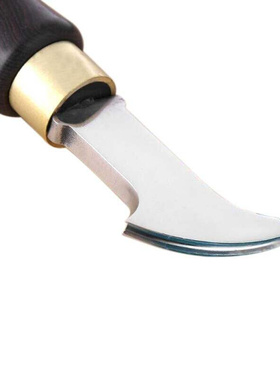”1 Pcs Ebony Handle Leather Edge Creaser Leathercr