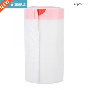 45Pcs Ultra Strong Garbage Bags Thickened Rubbish Bags With