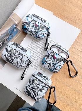 Anime One Piece cool Sanji case For AirPods 1 2 pro chargin