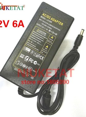 1pcs 12V 6A 12V6A AC100V-240V LED light power adapter LED Po
