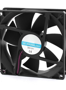 90mm x 25mm 9025 2pin 12V DC Brushless PC Case CPU Cooler Co
