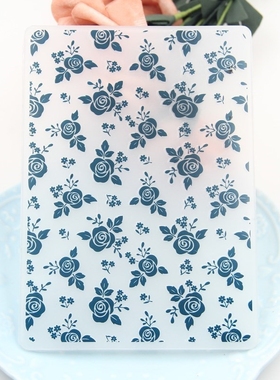 KLJUYP Flowers Plastic Embossing Folders for DIY Scrapbookin