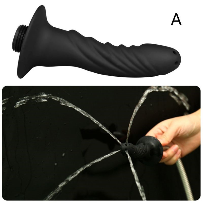 Soft Silicone Anus Bidet Cleaner Douche Enema Cleaning Showe